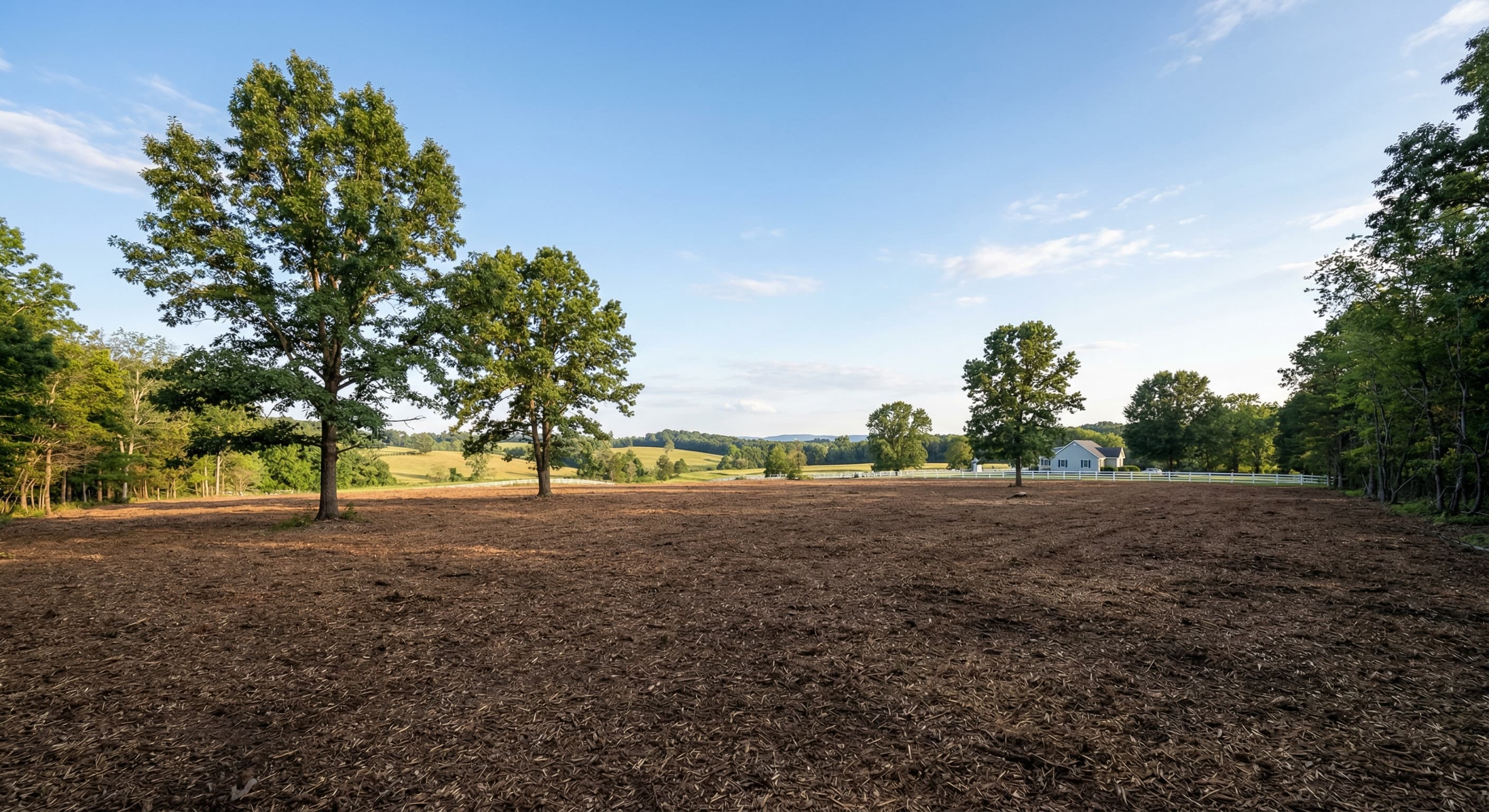 Cleared land in Richmond